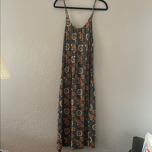 Floral Spaghetti Strap Dress
